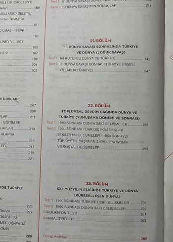  TYT Tarih Soru Bankası 1. Oturum