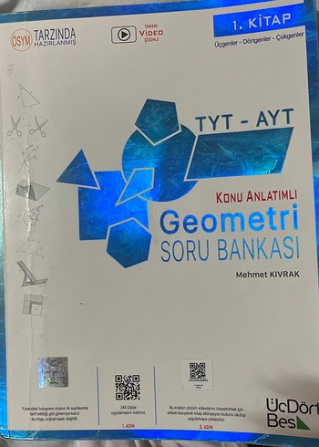 TYT-AYT Geometri Soru Bankası 1. Kitap