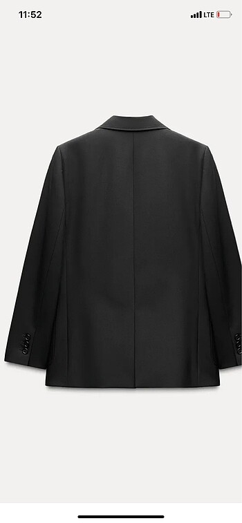 Zara Zara düz kesim blazer