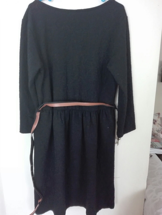 44 Beden siyah Renk kışlık elbise