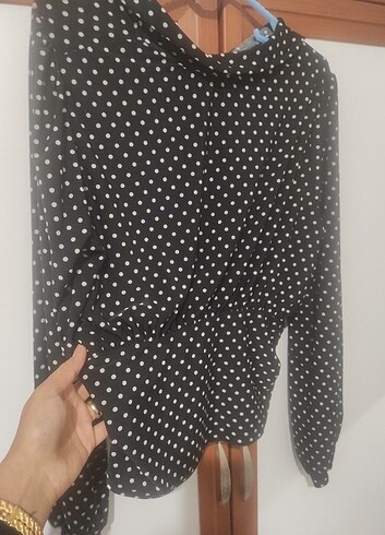 xl Beden Puantiyeli bluz