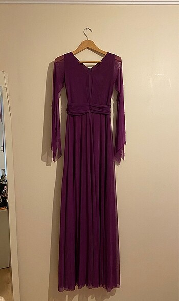 Mor Vintage Love Elbise