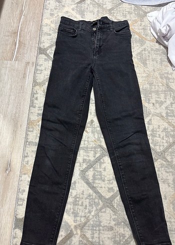 Siyah Kadın Skinny Jean Pantolon