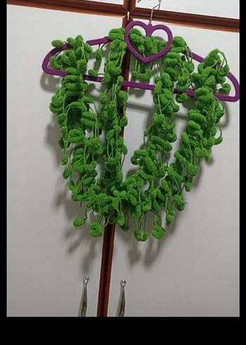 Yeşil Örgü Bohem Şal - Görsel 2