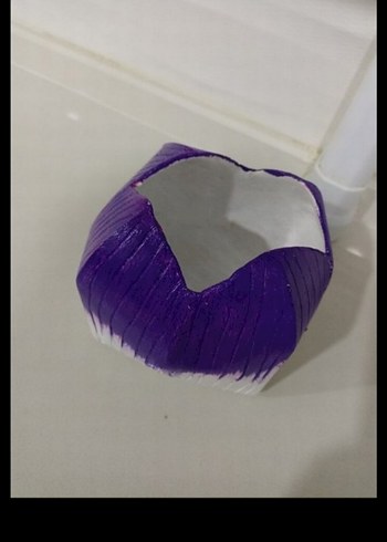 Mor Renkli Canlı Vazo - Görsel 2