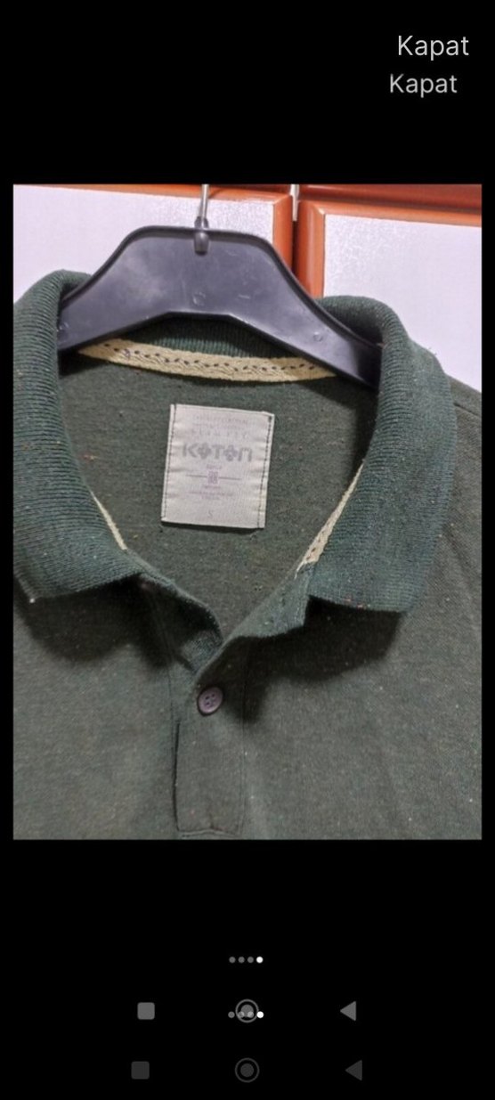 Erkek Yeşil Polo Yaka Kısa Kollu Tişört - Görsel 4