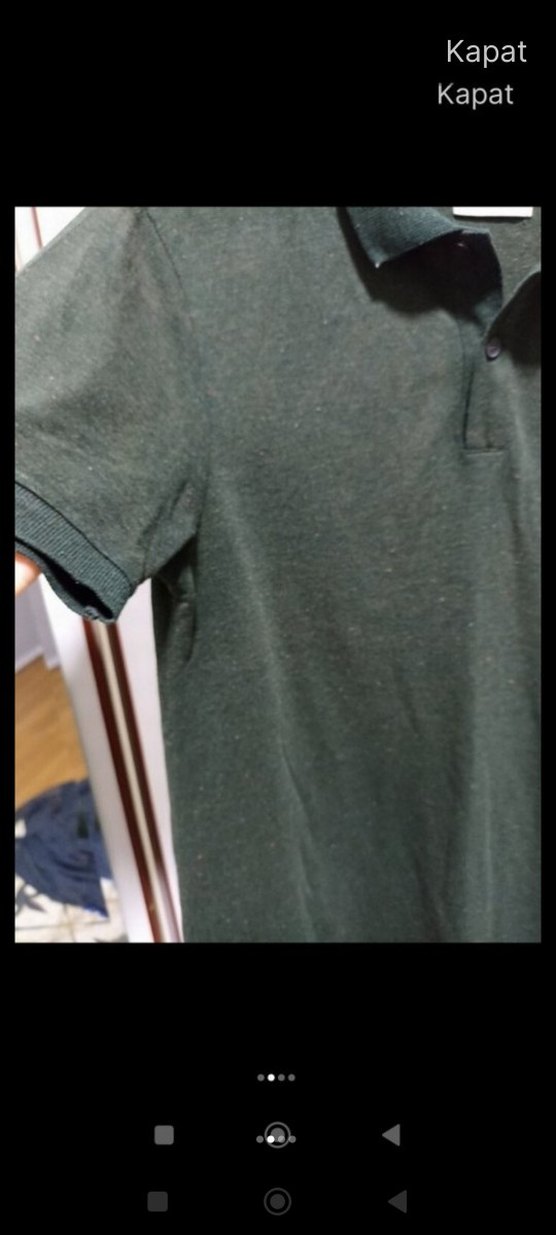 Erkek Yeşil Polo Yaka Kısa Kollu Tişört - Görsel 2