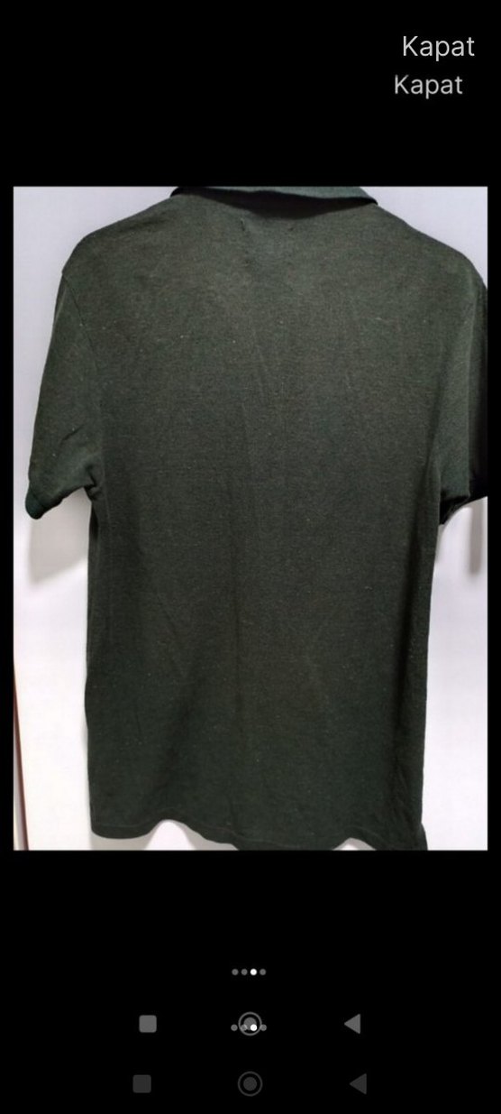 Erkek Yeşil Polo Yaka Kısa Kollu Tişört - Görsel 3