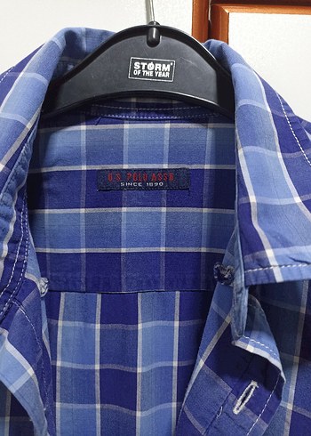 Mavi Pamuklu Uzun Kollu Erkek Gömlek - Görsel 2