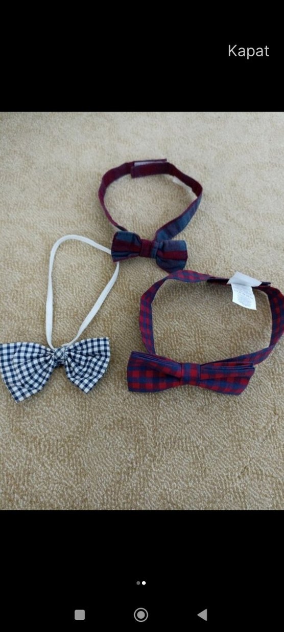 Çocuk için Renkli Papyon Seti - Görsel 2