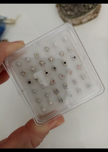 Beden Çok Renkli Piercing Seti