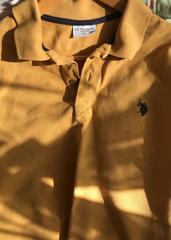 Erkek Hardal  Uzun Kollu Polo Tişört - Görsel 2