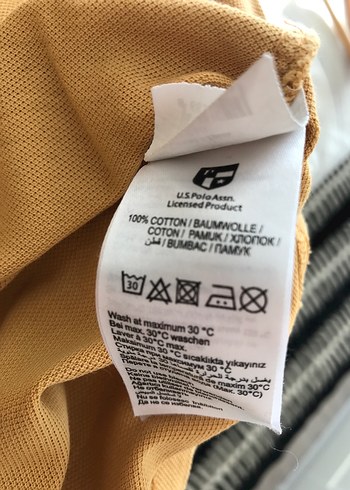 Erkek Hardal  Uzun Kollu Polo Tişört - Görsel 6