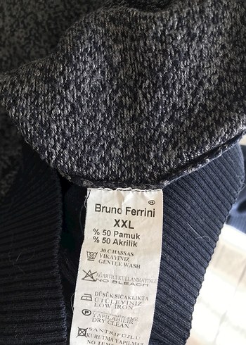 V Yaka Gri Erkek Triko Kazak - Görsel 5