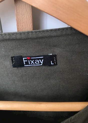 Nakış Detaylı Kadın Haki Ceket - Görsel 5