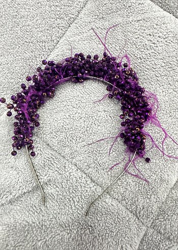 Mor Boncuklu Taç - Görsel 4