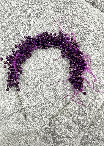 Mor Boncuklu Taç - Görsel 2