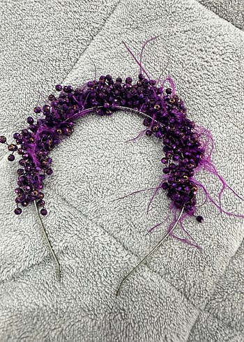 Mor Boncuklu Taç - Görsel 6