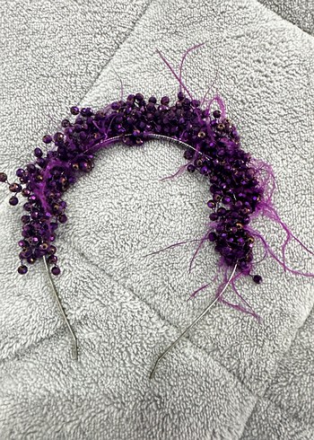 Mor Boncuklu Taç - Görsel 5