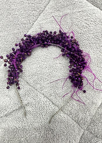 Mor Boncuklu Taç - Görsel 3