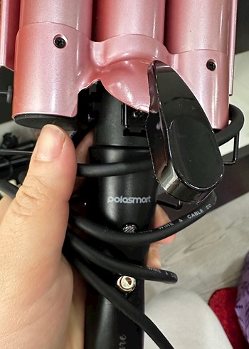 Taşınabilir Elektrikli Rose Gold Polosmart Marka Wag Saç Maşası - Görsel 8