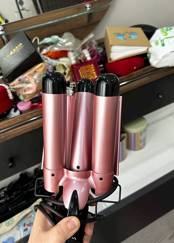 Taşınabilir Elektrikli Rose Gold Polosmart Marka Wag Saç Maşası - Görsel 6