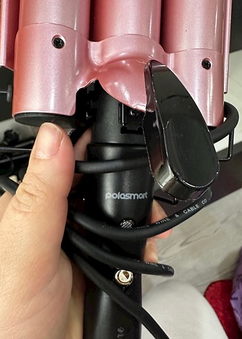 Taşınabilir Elektrikli Rose Gold Polosmart Marka Wag Saç Maşası - Görsel 7