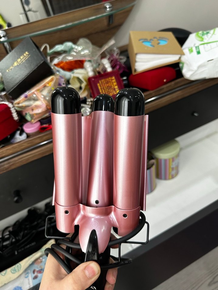 Taşınabilir Elektrikli Rose Gold Polosmart Marka Wag Saç Maşası - Görsel 5