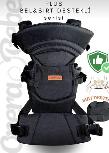 Siyah Bebek Kanguru - Görsel 5