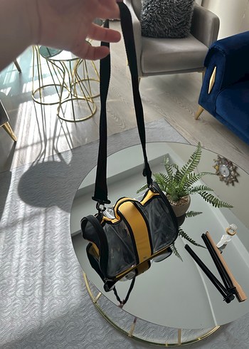 Kahverengi Şeffaf kuş Taşıma Çantası - Görsel 6