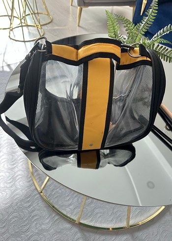 Kahverengi Şeffaf kuş Taşıma Çantası - Görsel 8