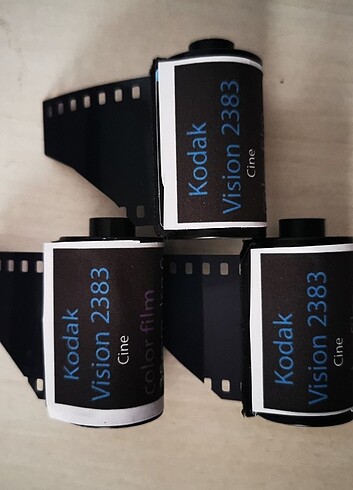 3 adet 35mm renkli analog film 