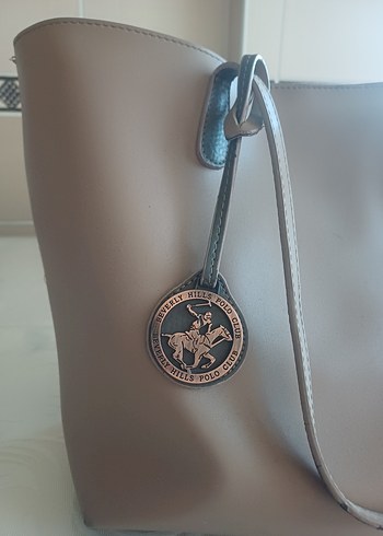 Bej Gri Deri Kadın Çanta - Görsel 2