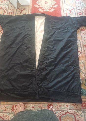 Siyah. yoresel.   aga kürkü. Uzun Kollu, Rahat Kesim - Görsel 4