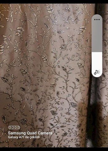 Parlak Kahverengi Düz Perde - Görsel 3