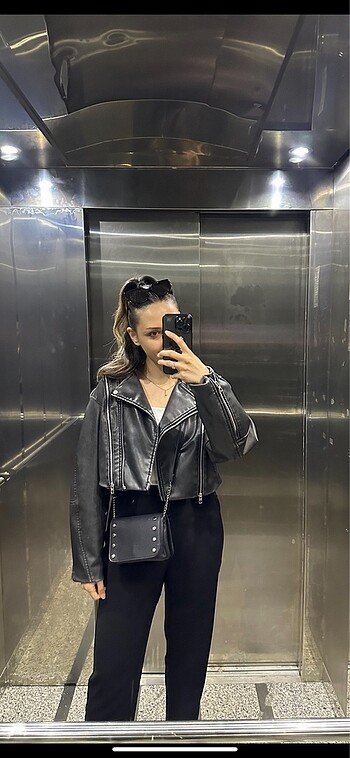 m Beden Zara Biker Ceket