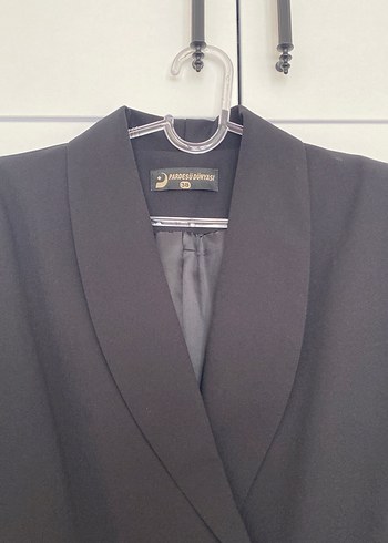 38 Beden Düğmeli Siyah Kadın Blazer Ceket