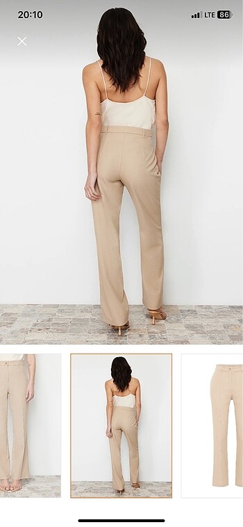 42 Beden sarı Renk #trendcollection #pantolon mango #zara #bershka