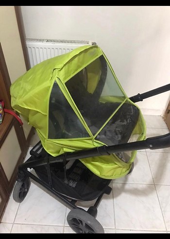 Joie Yeşil Bebek Arabası yağmurluk rüzgarlık