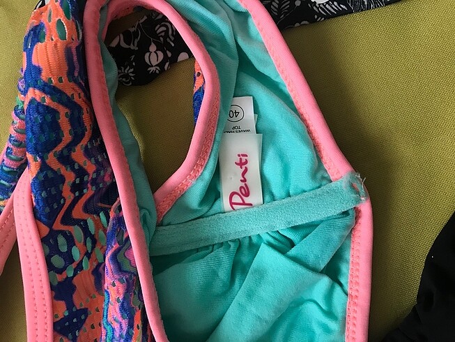 40 Beden çeşitli Renk Bikini üst