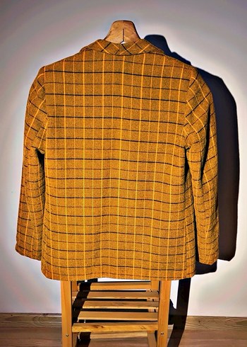 Hardal Düğmeli Kadın Blazer Ceket - Görsel 5