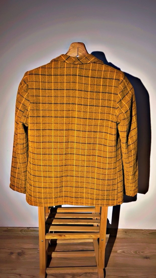 Hardal Düğmeli Kadın Blazer Ceket - Görsel 5