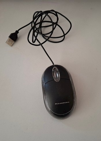 Hadron Kablolu Siyah Bilgisayar Mouse'u