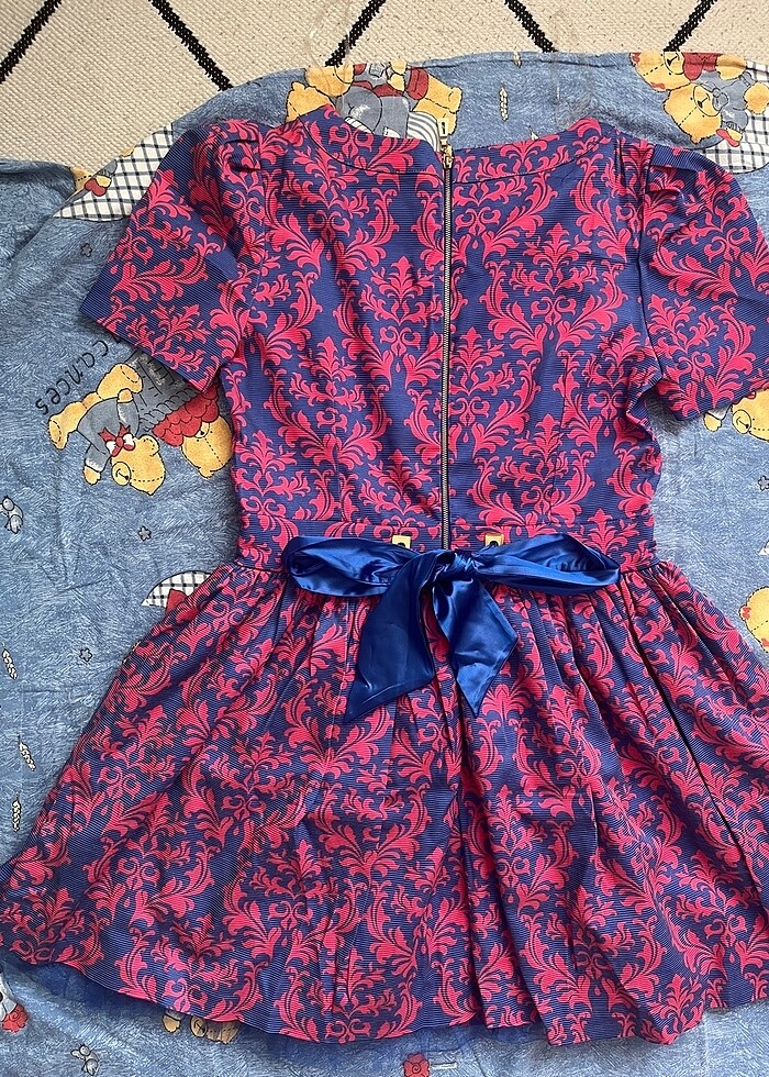 Pembe-Mor Elbise - Görsel 3