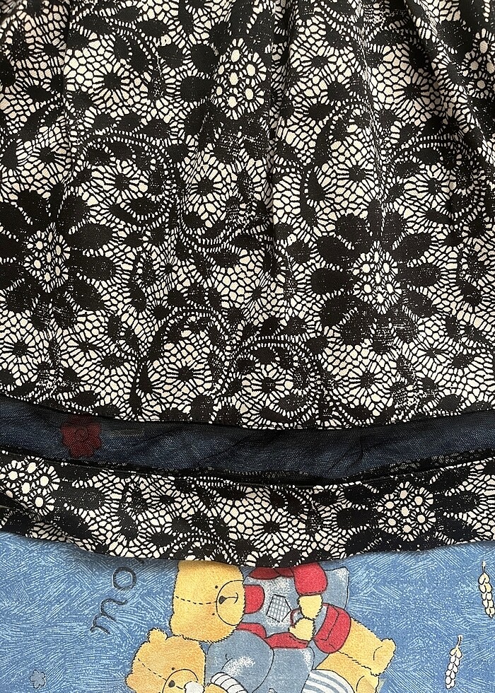 Siyah-Beyaz Elbise - Görsel 4