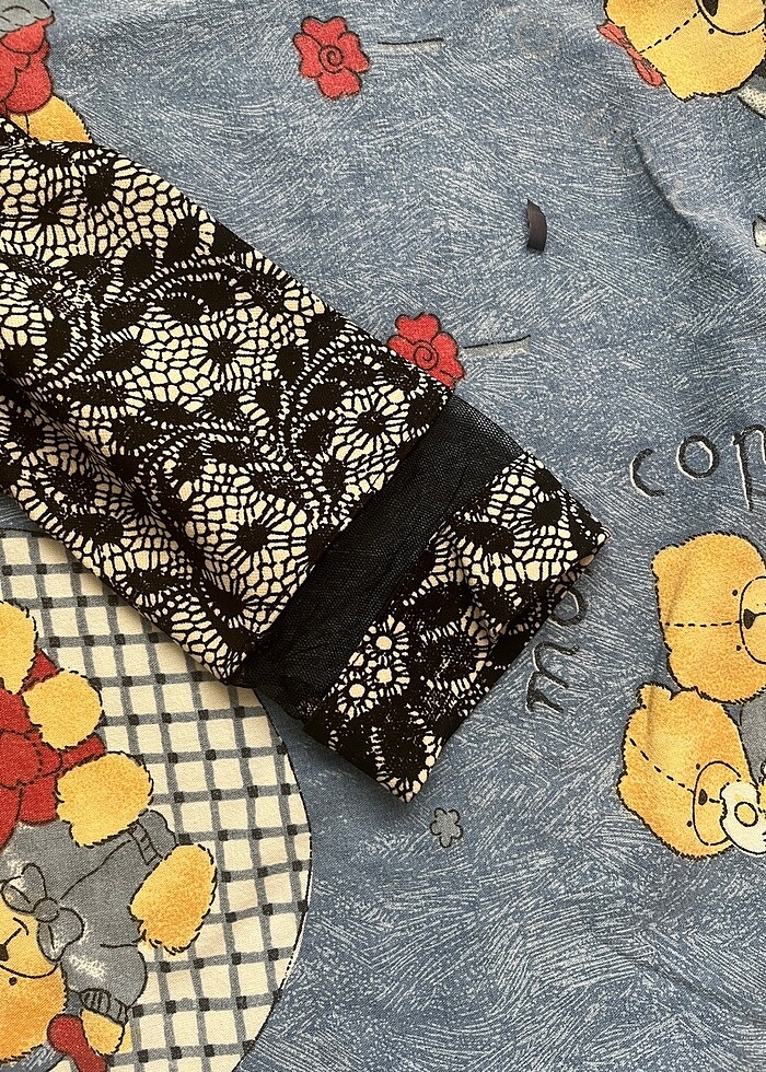 Siyah-Beyaz Elbise - Görsel 3