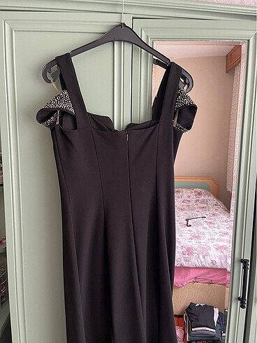 Siyah Balık Abiye - Görsel 3