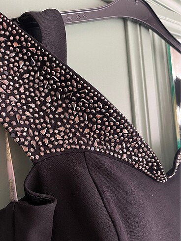 Siyah Balık Abiye - Görsel 2