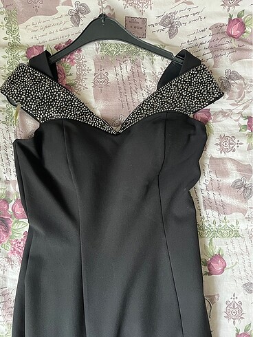Siyah Balık Abiye - Görsel 4