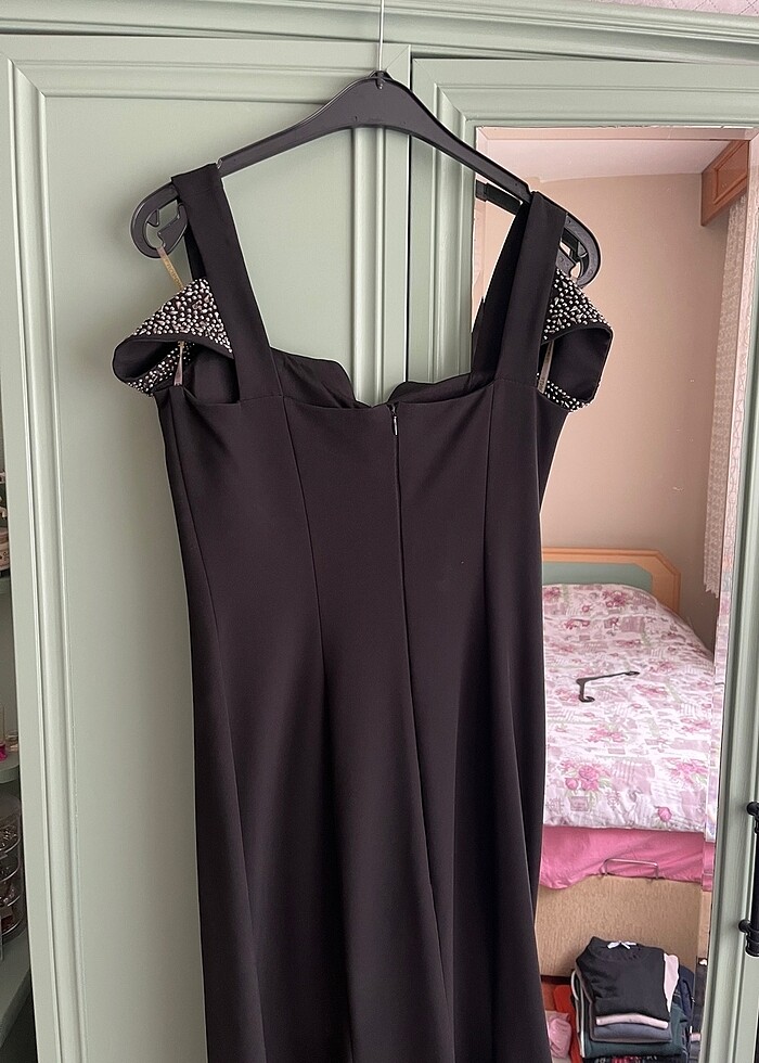 Siyah Balık Abiye - Görsel 3